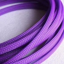 스파이럴덕트 PET 확장 케이블 슬리브 2mm ~ 40mm 타이트 브레이드 고밀도 경도 절연 라인 보호 와이어 랩, 11 보라색_11 30mm