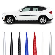 SLY 슬라이 BMW X3 문콕방지 도어가드 한차분(4개), 실버그레이L