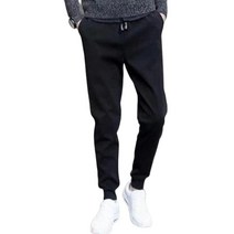[엠프티오] 조거 스키니 팬츠 사루엘 팬츠 맨즈 조거 팬츠 피트니스 아웃도어 저지 짐 룸 스포츠 바지 캠프 ) 검정색