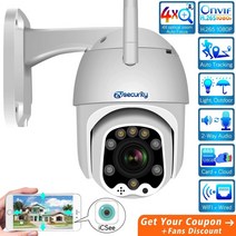 홈캠 가정용 cctv 스마트폰 홈 1080p 5x 광학 줌 wifi ai ptz 카메라, 1080p-2a-128g 카드, au 플러그, 2.8-12mm 줌
