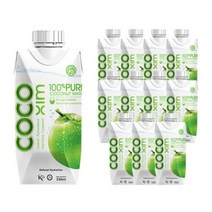 코코씸 퓨어 코코넛 워터 330ml 12개