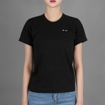 [꼼데가르송] [매니아온] 블랙하트와펜 반팔티 AZ T063 051 1