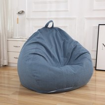 실내 및 실외 홈 가구 좌석 워터 드롭 콩 가방 의자 소파 커버 beanbag, [07] grey 90x110cm