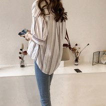 데일리룩 여름린넨 땀차지않는 소재 여자 블라우스