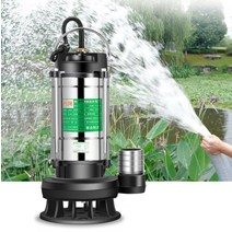oem 농업용 수중 모터 펌프 양수기 오수배수 관수 수영장, 1100W + 15M호스개
