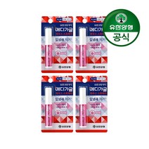 유한양행 [본사직영] 유한덴탈케어 메디가글 마우스스프레이 6.5mL 복숭아향, 4개