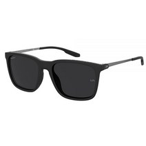 Under Armour 남성용 Ua Reliance 스퀘어 선글라스 매트 다크 루테늄 블랙 56mm 18mm195343
