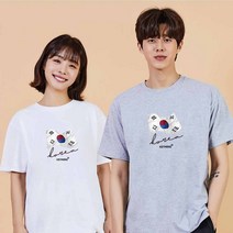 여름반팔티 오버핏반팔티 그래 태극기 디지털프린팅 인쇄티셔츠 반팔티 오버핏 piterpan3*3753366uq