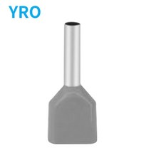 1000 조각/패킷 TE7512 황동 절연 냉간 압착 단자 와이어 커넥터, 05 Grey