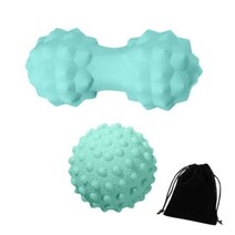 블루핏 땅콩 마사지볼+지압 싱글볼 세트, 민트, 1개