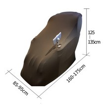 Z.y 안마기커버 안마의자 덮개, 커피(XL)