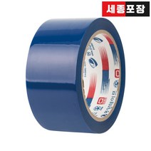 박스테이프 라바타입 OPP 투명 칼라 동양 테이프, 폭50 길이50, 1개, 청색
