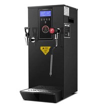 업소용 온수 디스펜서 편의점 카페 전기 가열 정수기, 20L LCD 터치스크린 모델 블랙 온냉수