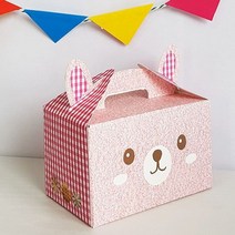 PGM1*^몰K09 토끼손잡이상자 1개 선물 10매 쿠키 초콜렛 예쁜 디자인 종이 답례품 기프트 포장용 케이스 미니^*1췤pgm, a^^*옵션없슴