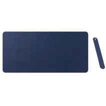 IAWI 가죽 데스크 매트 책상 패드 테이블 논슬립 와이드 대형 마우스 장패드, 딥블루