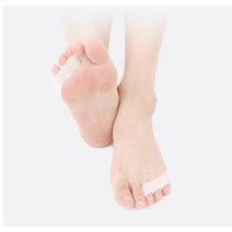 실리콘 휨 통증 새끼 벌리기 운동실내용 무지외반증 교정기 발가락 링, 살색