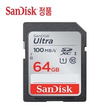 파나소닉 루믹스 DMC-ZS110 호환 카메라메모리 SD카드 64GB, 선택하세요, san ultra SD카드 64GB