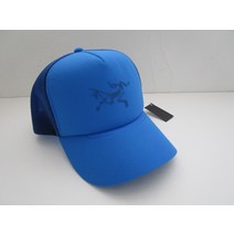 아크테릭스 모자 Bird Trucker 곡선형 블루 스냅백 캡