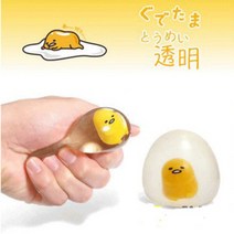 귀여운 피규어 구데타마 계란캐릭터 구데타마 말랑이, 1개, 투명판