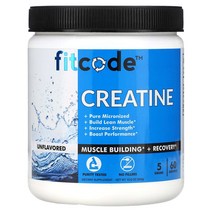 몬스터밀크 제로카브 크레아틴 FITCODE 무맛 5g 300g 106 oz