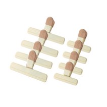 바디랜드 주방용 봉지집게, 8개, 아이보리