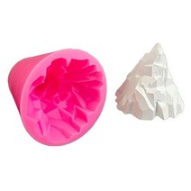 Xidmold 3D 실리콘 빙산 몰드 화산 무스 케이크 디저트 퐁당 몰드 초콜릿 캔디 페이스트리 팬 베이크웨어 비누 캔들 만들기 석고 몰드 케이크 베이킹 장식 도구 수지 몰드