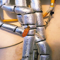 국산 수도 보일러실 배관 보온재 파이프 동파 방지 단열 보온 겨울 한파 대비, 두께 10T (1cm), 80A (내경 95mm)