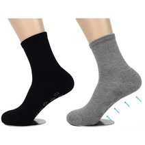 쿠션 남성 무압박 미끄럼방지 양말 5켤레 장목 신사정장양말 기능성 노인 논슬립 지압 할아버지 어르신단체선물