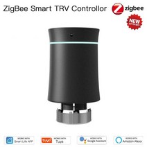 온도센서 스마트홈 iot Tuya-ZigBee3.0 스마트 온도 조절기 라디에이터 밸브 프로그래밍 가능한 TRV 컨트, 01 01 1pc