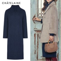 [샤트렌] 롱 하프넥 후드 스웨터