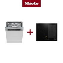 234340 Miele 밀레 G7314C SCi 식기세척기(+파워디스크 7개 울트라탭 60P 1박스)+KM7464 FR 인덕션 4구(+액세서리 3종), G7314C SCi+KM7464 FR