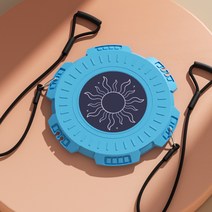 Neirny 트위스트 원반 밴드형 허리운동 회전원반 실내운동기구 뱃살 다이어트 홈트, 블루+밴드