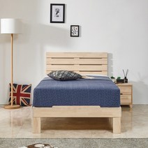 노딘 미송원목 평상형 슈퍼싱글 침대 GH555-1, 헤드(A형)