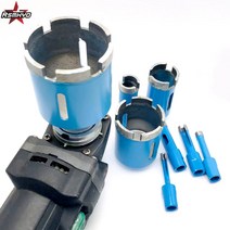 타일컷팅기 1pcs 6-75mm 다이아몬드 드릴 커터 톱 코어 비트 M10 앵글 그라인더 구멍 오프너 대리석 화강암 타일 세라믹 콘크리트, [12] 30mm