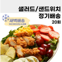 샐러드새벽정기구독 20회 부산양산김해, 샐러드+샌드위치