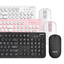 레트로무선키보드마우스세트 스마텍 멤브레인 STC-500 로지텍키보드 엘지키보드 HP키보드 마이크로소프트, 본상품선택, 핑크, 본상품선택