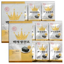 백제 왕관표 재래 도시락김 3.5g 32개