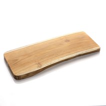 ERATO 생활을 담은 우드 원목 트레이 스시 플레이트, 우딘 티크 내추럴도마 15.5인치