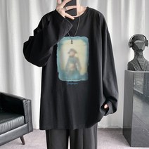 [RichMagic] 하라주쿠 퍼지 사람들 프린트 티셔츠 2022 Mens Streetwear Oversized Vintage T Shirts 남성용 T 셔츠 의류