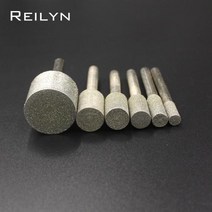 전동 실린더 전기 파워 삼면 포장기 에어 도어 공압 다이아몬드 그라인딩 포인트 630mm 미세 모래 비트 1 개 옥 석재 연마용 헤드, 120+Cylinder 14mm