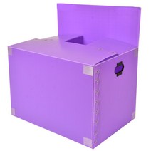 뉴프라테크 이사박스 2호(고급형)-5개묶음 [모서리 필라멘트테이프 부착 박스], 보라