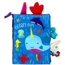 해양동물 헝겊놀이책 촉감놀이 두뇌학습 오감발달