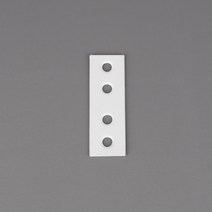 11번 일자 평철 화이트 55x18x1.5, 단품