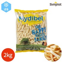 심플로트 마이디벨 줄감자 크링클컷 2kg x 1봉, 단품