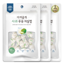라이브잇 굿데이 아껴줄게 강아지 치실껌 SS 7p, 33개, 42g, 사과 우유