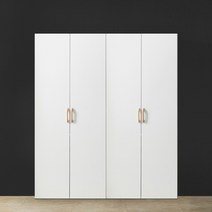 이엔 (800옷장+800이불장) 1600 장롱세트 시스템장 원룸 드레스룸 침실 장농, 화이트