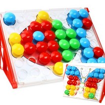 주니어베이직 48P 구슬블럭 구슬퍼즐 점보구슬퍼즐