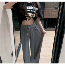 밴딩팬츠 여름바지 와이드팬츠 린넨바지 2종 여자바지