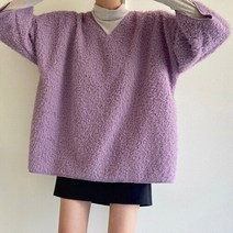 아이우먼 부클브이넥박시티셔츠 TGK596M212 빅사이즈
