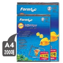 EM_폼텍 컬러잉크젯 전용지 A4 FP10570 200매 잉크젯전용지 라벨지 사진용지 포토